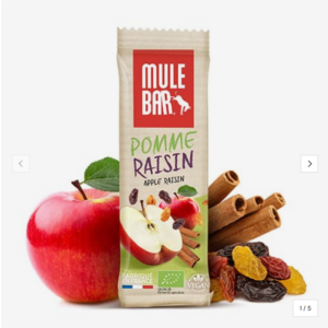 Barre énergétique bio et vegan Mulebar 40g / Chocolat Orange